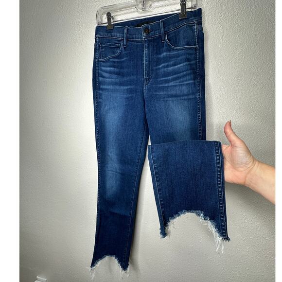 3x1 Eleta 1507 Authentic Straight Leg Raw Hem High Waist Jeans 29 - Picture 3 of 15